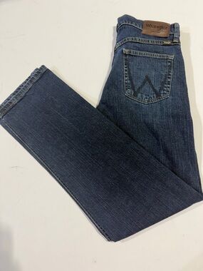 Wrangler Men's Dark Blue Denim Jeans
